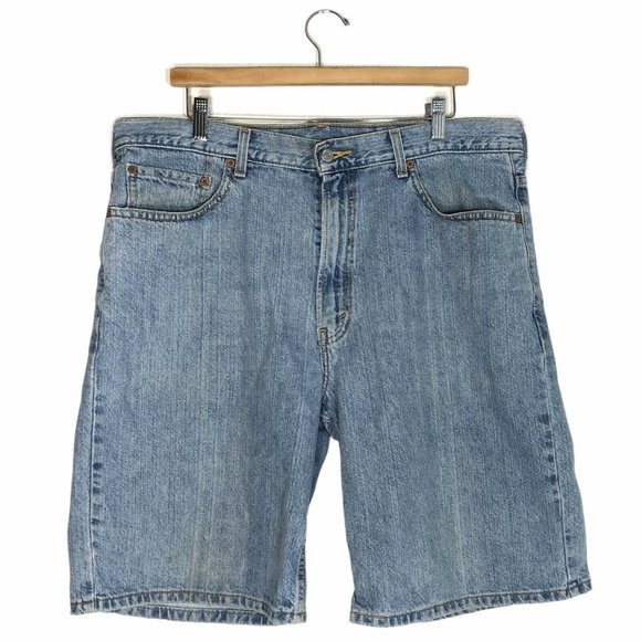 Levi's Other - Levi's Vintage 550 Denim Shorts Light Blue Wash Size 38
